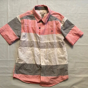 Calvin Klein kids button down dress shirt  size MED 10/12